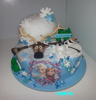 frozen cake - Cake by ann