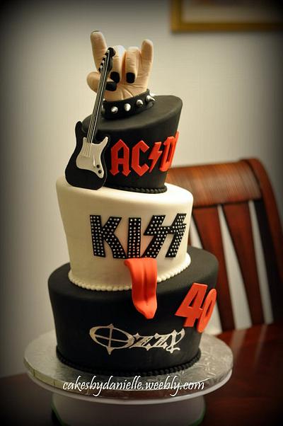 I Just Wanna Rock n' Roll All Night....... - Cake by CBD