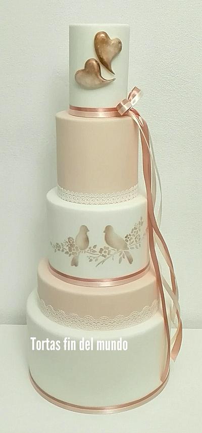 wedding cake - Cake by Tortasfindelmundo