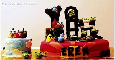 Angry Birds - Cake by Mariya's Cakes & Art - Chef Mariya Ozturk