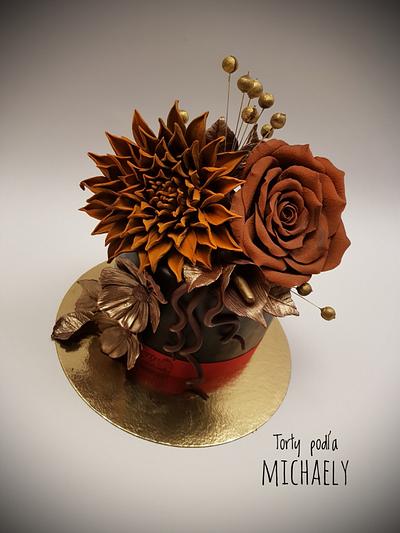 The chocolate flowers - Cake by Michaela Hybska