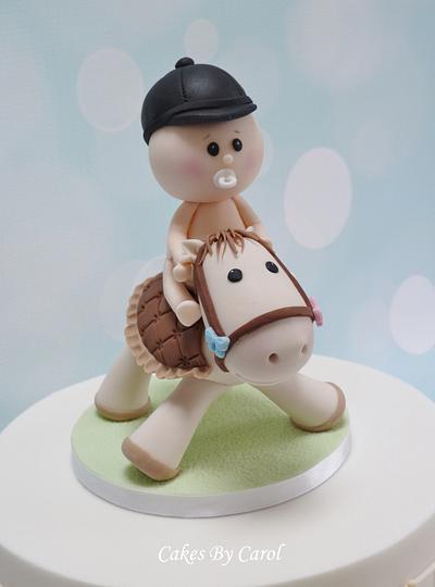 Baby Shower  Horse topper - Cake by Carol