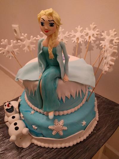 Frozen Elsa Cake - Cake by Cafemiumiu