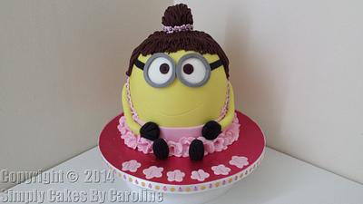 Despicable Me Minion Cake - Cake by Simply Cakes By Caroline