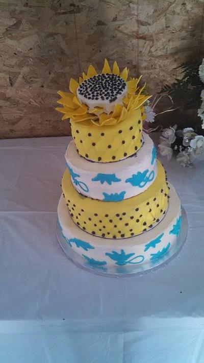 First wedding cake! - Cake by Justine