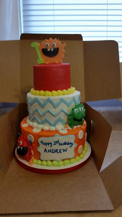 Monsters - Cake by Shelly's Sweet Things