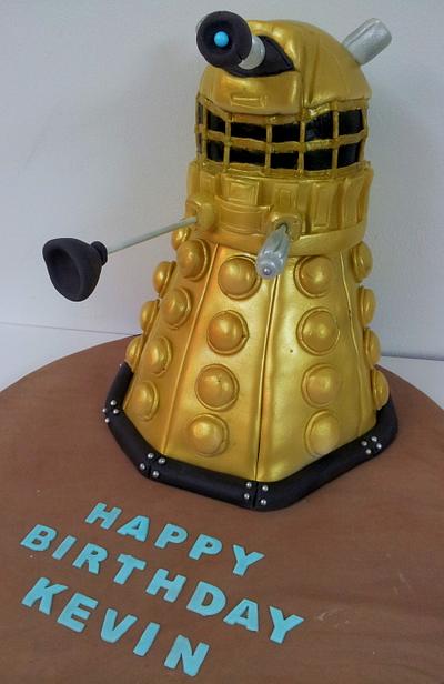 3D Dalek Birthday Cake - Cake by Sarah Poole