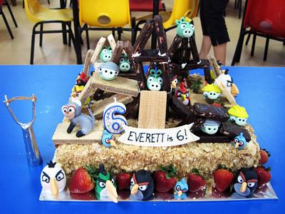 Playable Angry Birds Cake - Cake by Nicholas Ang
