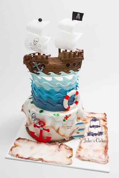 Pirate Cake - Cake by Jake's Cakes