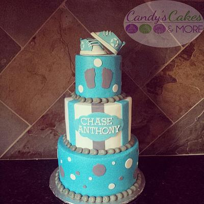 Baby shower Cake - Cake by candyscakesandmore