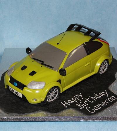Ford Focus RS - Cake by Stef and Carla (Simple Wish Cakes)