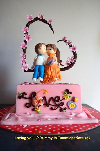 Loving you cake....  - Cake by Yummy In Tummies. 