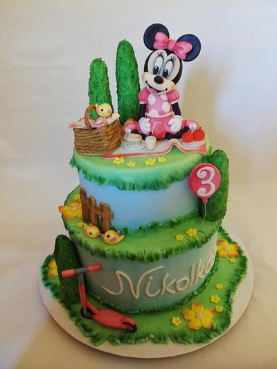 Minnie on picnic - Cake by Veronika