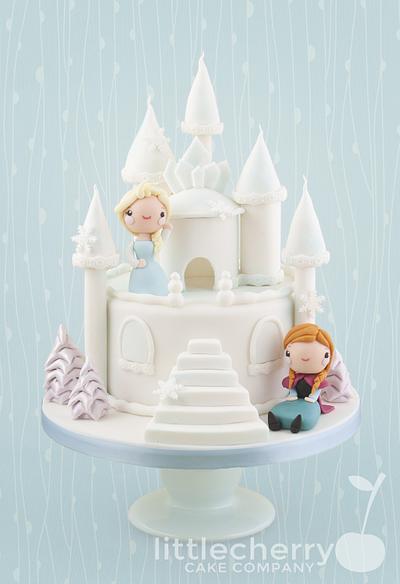 Frozen inspired Castle - Cake by Little Cherry