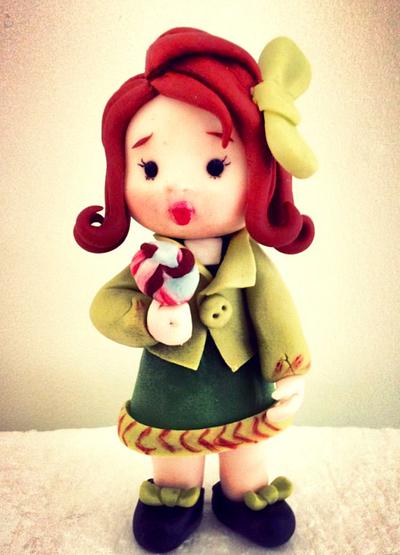 Simple but cute little doll - Cake by Ele Lancaster