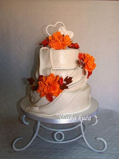 Autumn wedding spirit - Cake by SlatkaKuca