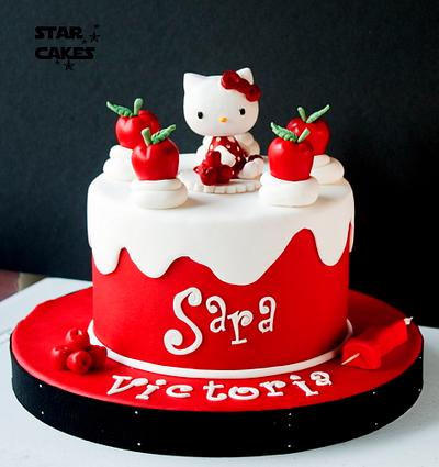 Hello Kitty loves Apples - Cake by Star Cakes