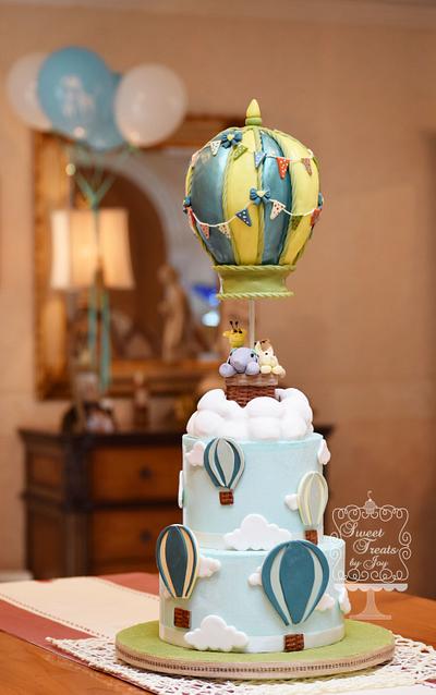 Hot Air Balloon Babies - Cake by Joy Thompson at Sweet Treats by Joy