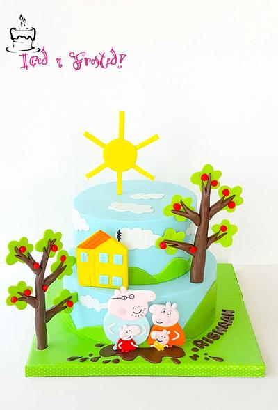Peppa Pig Cake! - Cake by Iced n Frosted!