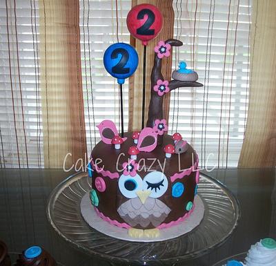 Owl Cake - Cake by CakeCrazy