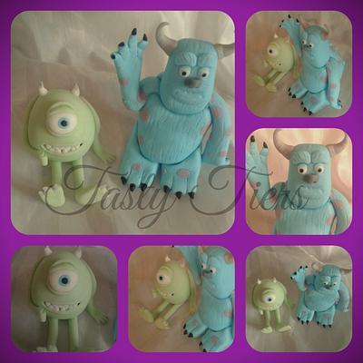 mike and sully - Cake by Tasty Tiers