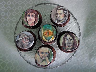 The Lord Of the Rings inspired cupcakes. - Cake by Zoe White