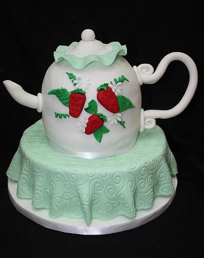 Tea pot cake - Cake by Virginia