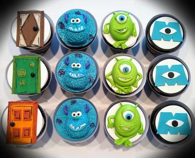 Monsters Inc cupcakes - Cake by Skmaestas