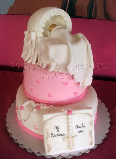 Baptism Cake - Cake by Muffins & Cookies Bakery
