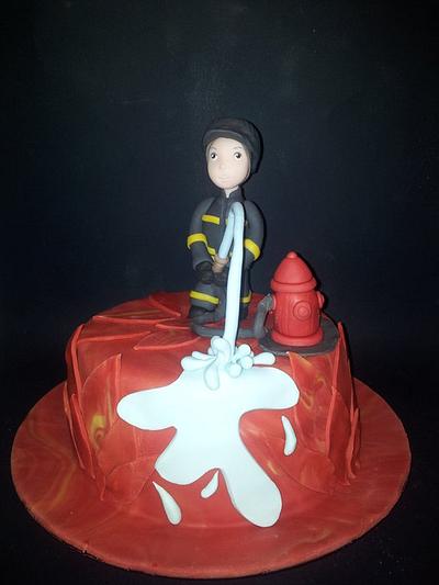 Fireman cake - Cake by Karin Ganassi