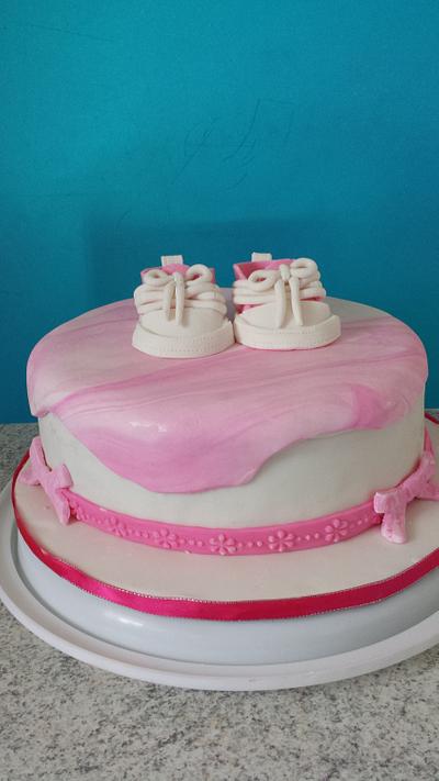 Baby Shower with joggers - Cake by TooTTiFruiTTi