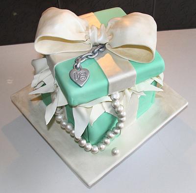 Tiffany Box - Cake by Sweetz Cakes