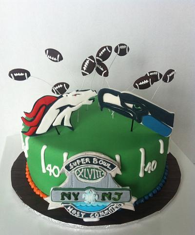 Super Bowl 2014 - Cake by Andie Gélinas