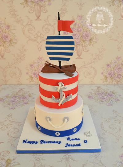 Sailor Birthday cake - Cake by yumyumsugar