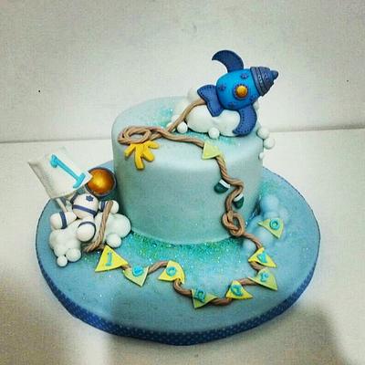 baby astronauta - Cake by Sabrina Adamo 
