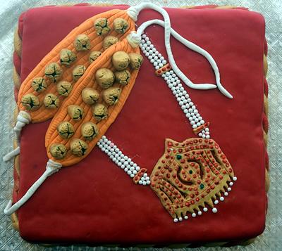 When Bharatanatyam met Baking - Cake by roopaam