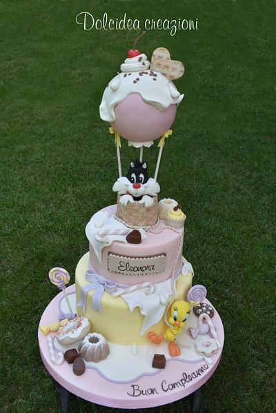 Baby Looney Tunes - Tweety and Sylvester   - Cake by Dolcidea creazioni