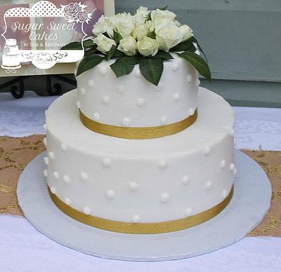 50th Wedding Anniversary - Cake by Sugar Sweet Cakes