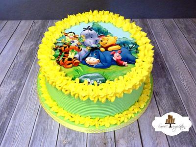 winnie the pooh creamy cake - Cake by Urszula Landowska
