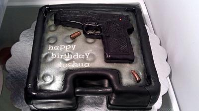 Gun Case  - Cake by Simply Delicious Cakery