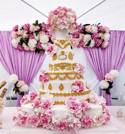 pink and white - Cake by elisabethcake 