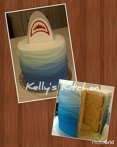 Shark cake - Cake by Kelly Stevens
