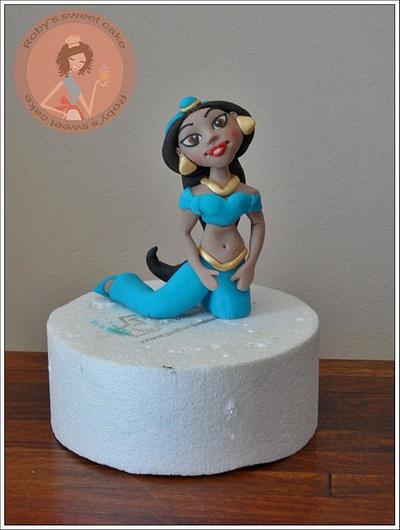 Cake topper Princess Jasmine - Cake by Roby's Sweet Cakes