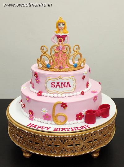 Princess Aurora cake - Cake by Sweet Mantra Homemade Customized Cakes Pune