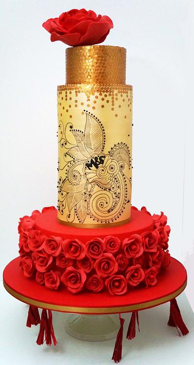 East meets West Wedding Cake - Cake by Enrique