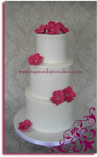 Bare Elegance Wedding Cake  - Cake by Mel_SugarandSpiceCakes