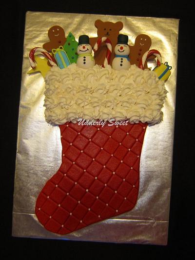 Christmas Stocking - Cake by Michelle