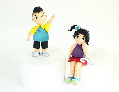 Cute Figurine - Cake by Joonie Tan