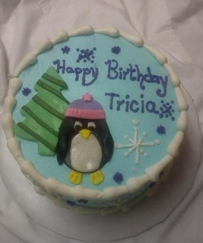 Tricia's Penguin - Cake by Donna Tokazowski- Cake Hatteras, Martinsburg WV