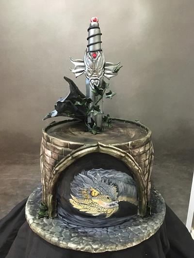 Smaug Dragon Cake - Cake by  Sue Deeble
